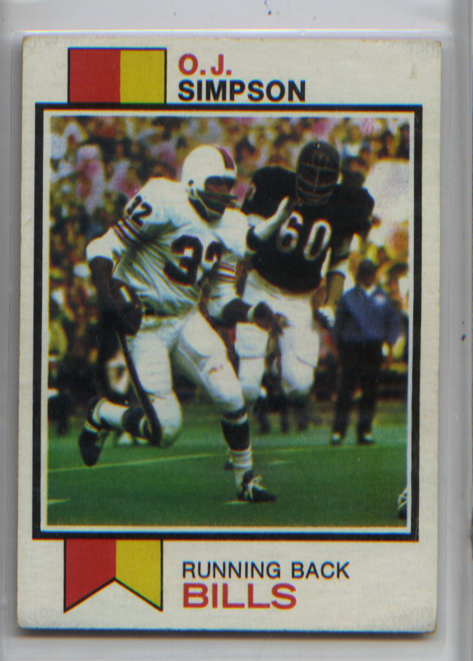 1973 Topps #500 O.J. Simpson product photo